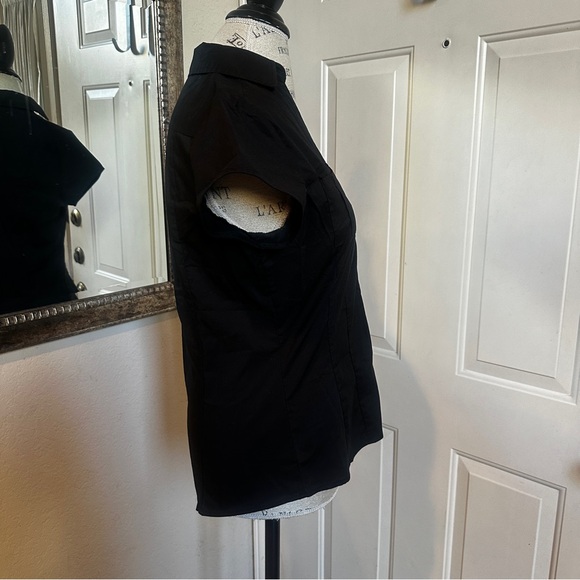 Black Button Up Top - Picture 6 of 11